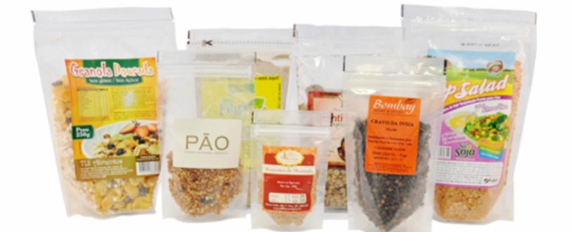 standup pouches para alimentos