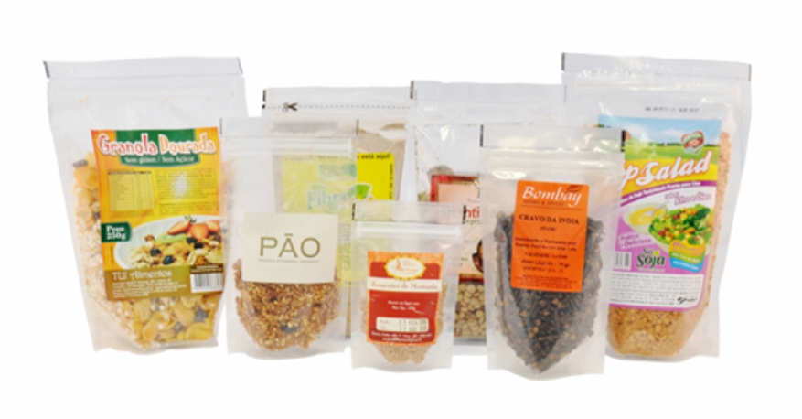 standup pouches para alimentos